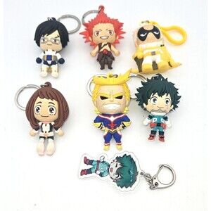My Hero Academia Keychain Lot Midoriya All Might Ochaco Tenya Izuku